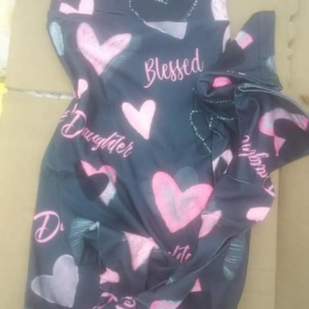 Blessed daughter kids l/xl legging
